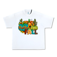 White hello fall Urban Heavy Tee - JahusDesignShop