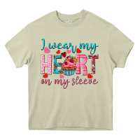 Mossy i wear my heart on my sleeve Heavy Core Tee - NancyCooperArtShop
