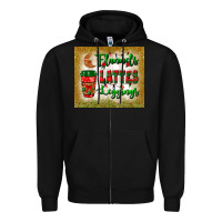 Black flannels lattes leggings tumbler Zipper Hoodie - BundleAndBundleShop