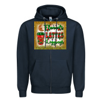 Navy flannels lattes leggings tumbler Zipper Hoodie - BundleAndBundleShop