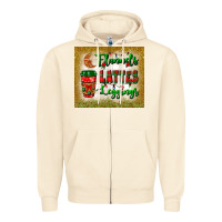 Sandshell flannels lattes leggings tumbler Zipper Hoodie - BundleAndBundleShop