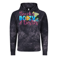 Cloud Black Beaches boozy besties Summer Vintage Hoodie - NancyCooperArtShop