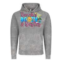 Cloud Rock Beaches boozy besties Summer Vintage Hoodie - NancyCooperArtShop