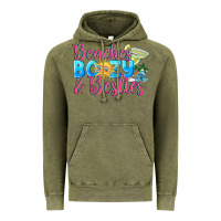 Vintage Olive Beaches boozy besties Summer Vintage Hoodie - NancyCooperArtShop