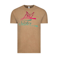 Vintage Coffee Big Sister love Big Sis Gift ba Vintage Tee - minhPixels