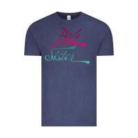 Vintage Denim Big Sister love Big Sis Gift ba Vintage Tee - minhPixels