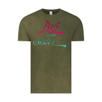Vintage Olive Big Sister love Big Sis Gift ba Vintage Tee - minhPixels