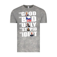 Cloud Rock The Good The Bad The Ugly The Stupid The Idiot Politics TShirt Vintage Tee - minhPixels