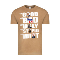 Vintage Camel The Good The Bad The Ugly The Stupid The Idiot Politics TShirt Vintage Tee - minhPixels