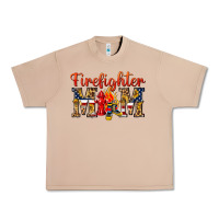 Burro Firefighter Mom Urban Heavy Tee - texasbilliewilder