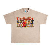French Oak Firefighter Mom Urban Heavy Tee - texasbilliewilder