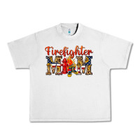 Lunar Rock Firefighter Mom Urban Heavy Tee - texasbilliewilder