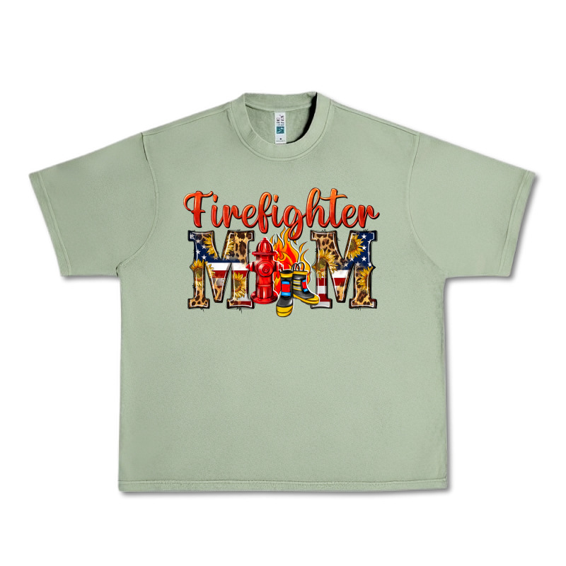 Firefighter Mom Urban Heavy Tee by texasbilliewilder | Teevron