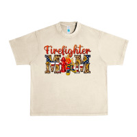 Sandshell Firefighter Mom Urban Heavy Tee - texasbilliewilder