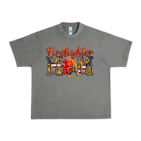 Tornado Firefighter Mom Urban Heavy Tee - texasbilliewilder