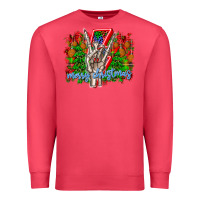 Punk Rock Merry Christmas Premium Sweatshirt | Teevron