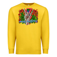 Lemon punk rock Merry Christmas Premium Sweatshirt - CowhideDigitalArt