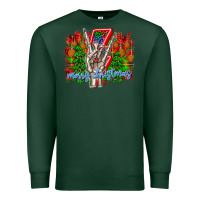 Sports Green punk rock Merry Christmas Premium Sweatshirt - CowhideDigitalArt