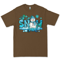 Cacao up to snow good winter snowman Premium Tee - MaliasSmallBusiness