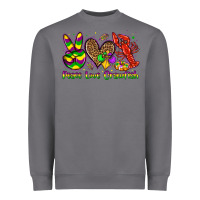 Storm peace love crawfish olivia Heavyweight Sweatshirt - OliviaCreatesArt