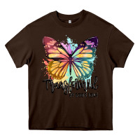Chocolate Brown transformed by god's love Heavy Core Tee - JahusDesignShop