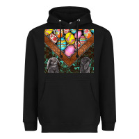 Black easter Heavyweight Hoodie - CowhideDigitalArt