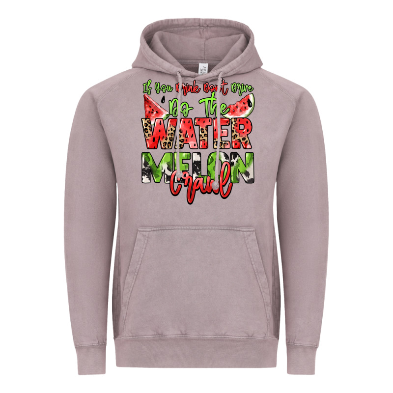 If You Drink Don't Drive Do The Watermelon Crawl Vintage Hoodie by NancyCooperArtShop | Teevron