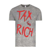 Cloud Rock tax the rich shirt (on back)political t shirts for women men t shirt Vintage Tee - minhPixels
