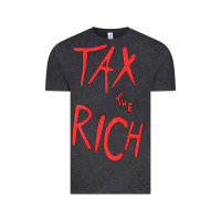 Vintage Black tax the rich shirt (on back)political t shirts for women men t shirt Vintage Tee - minhPixels