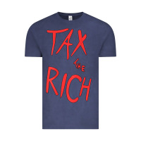 Vintage Denim tax the rich shirt (on back)political t shirts for women men t shirt Vintage Tee - minhPixels