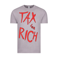 Vintage Zinc tax the rich shirt (on back)political t shirts for women men t shirt Vintage Tee - minhPixels
