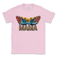 Bubblegum Pink Western American Mama With Sunflowers Classic Tee - LillyAllenDesigns