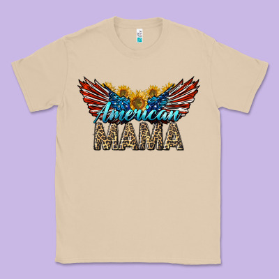 Western American Mama With Sunflowers Classic Tee Designed By Lillyallendesigns