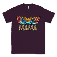 Plum Western American Mama With Sunflowers Classic Tee - LillyAllenDesigns