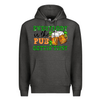 Charcoal Heather everybody in the pub gettin tipsy Premium Hoodie - FaDigitalArtStudio