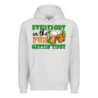Dove Grey everybody in the pub gettin tipsy Premium Hoodie - FaDigitalArtStudio