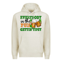 Oatmeal Heather everybody in the pub gettin tipsy Premium Hoodie - FaDigitalArtStudio