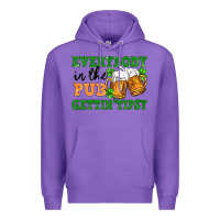 Purple everybody in the pub gettin tipsy Premium Hoodie - FaDigitalArtStudio