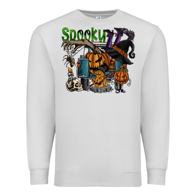 Spooky Premium Sweatshirt by SublimationCraftShop | Teevron