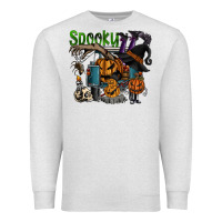 Oatmeal Heather spooky Premium Sweatshirt - SublimationCraftShop