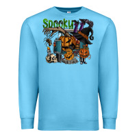 Ocean Blue spooky Premium Sweatshirt - SublimationCraftShop