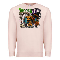 Pale Pink spooky Premium Sweatshirt - SublimationCraftShop