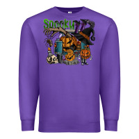Purple spooky Premium Sweatshirt - SublimationCraftShop