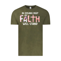 Oceans Deep My Faith Will Stand Vintage Tee | Teevron