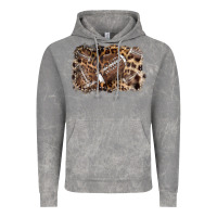 Cloud Rock Football background leopard Vintage Hoodie - NancyCooperArtShop