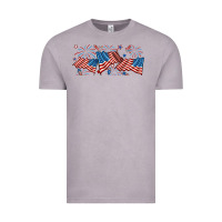 Vintage Zinc fourth of july american flag Vintage Tee - RanaPortraitStore