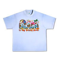 Grape Ice the beach is my happy place Urban Heavy Tee - NancyCooperArtShop