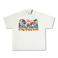Pistachio the beach is my happy place Urban Heavy Tee - NancyCooperArtShop