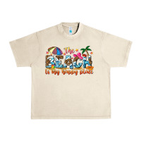 Sandshell the beach is my happy place Urban Heavy Tee - NancyCooperArtShop