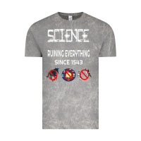 Cloud Rock Science Ruining Everything Since 1543 Aliens Vintage Tee - minhPixels